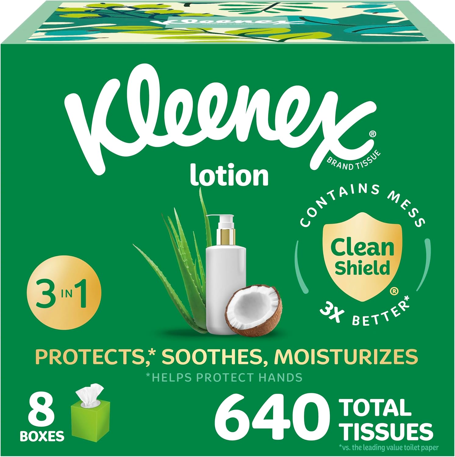 Kleenex Lotion Facial Tissues with Coconut Oil: Infographics