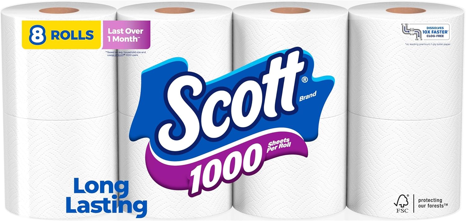 Scott 1000 Toilet Paper: Infographics