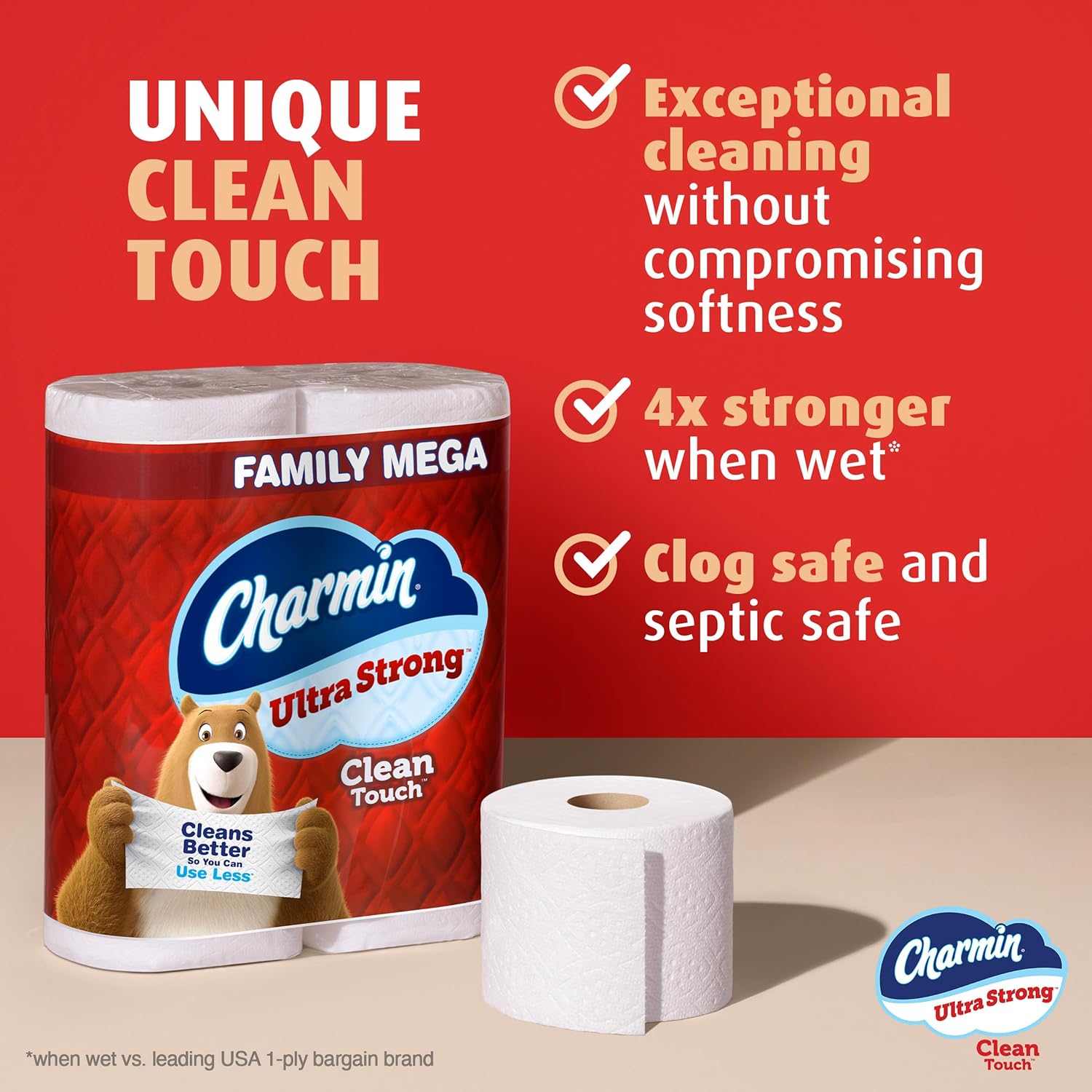 Charmin Ultra Strong Clean Touch Toilet Paper: Infographics