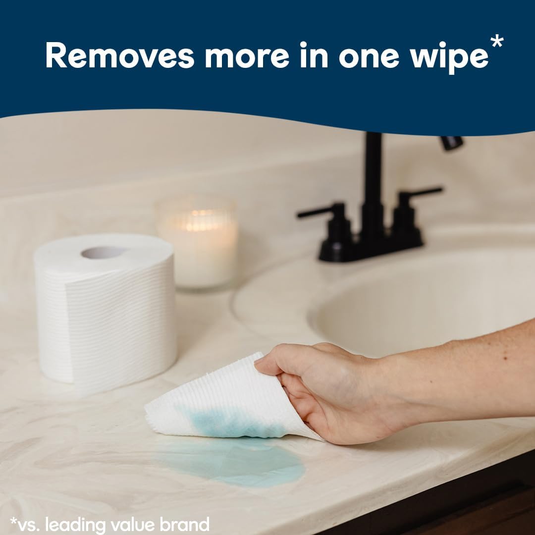 Cottonelle Ultra Clean Toilet Paper with Active CleaningRipples Texture: Infographics