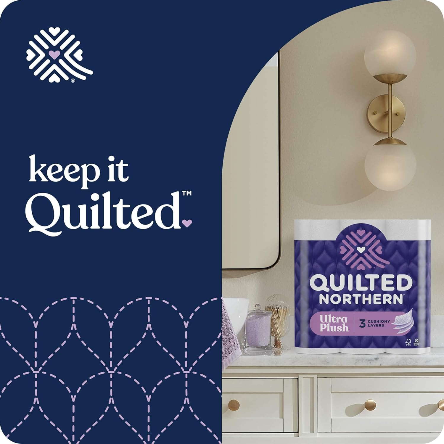 Quilted Northern Ultra Plush Toilet Paper: Infographics