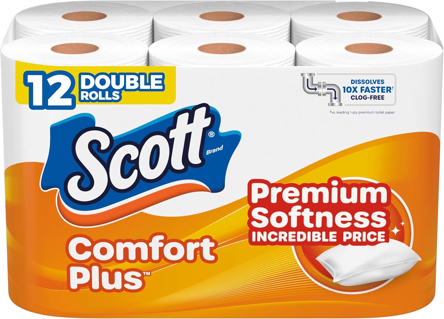 Scott ComfortPlus Toilet Paper: Infographics