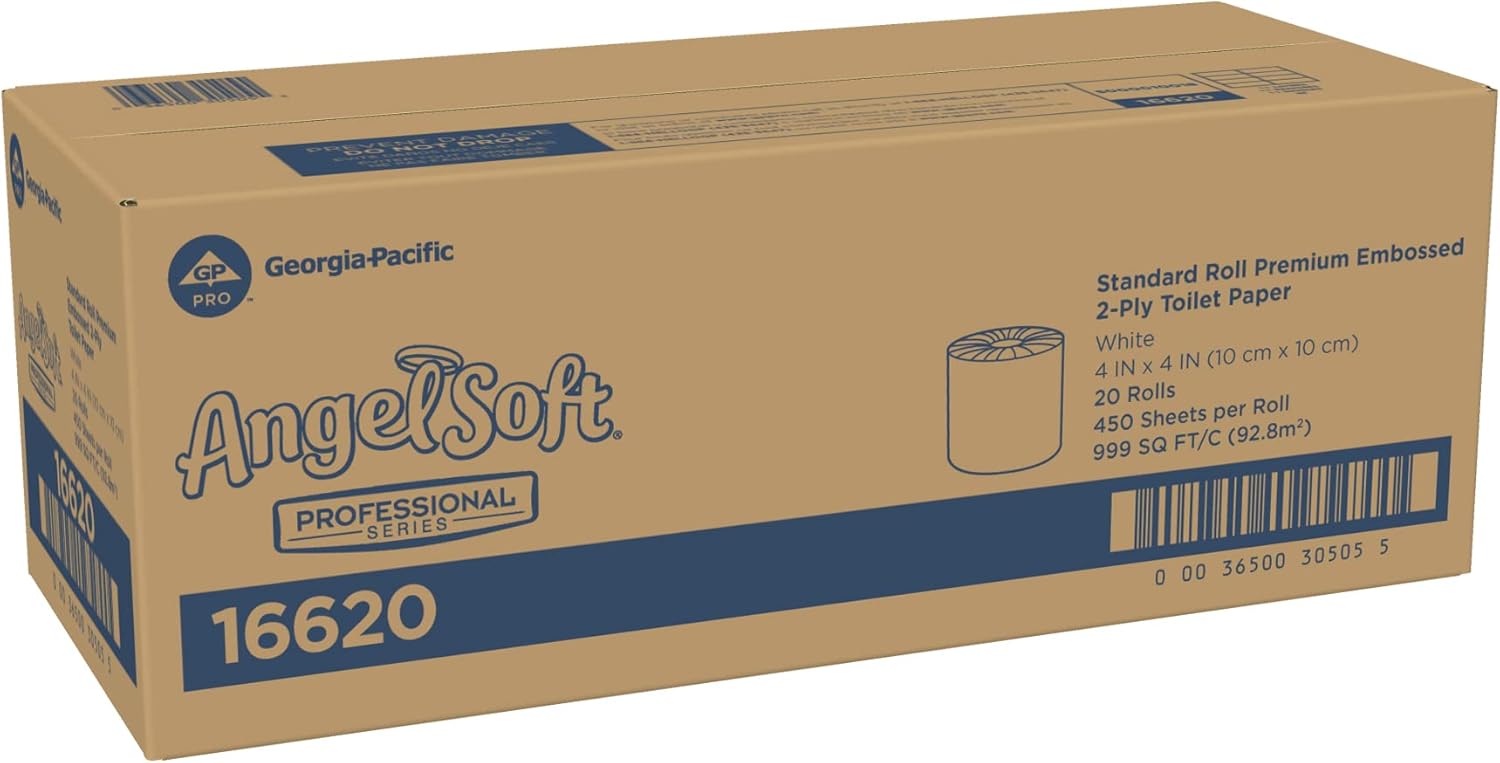 Georgia-Pacific Angel Soft Professional Series 2-Ply Embossed Toilet Paper: Infographics