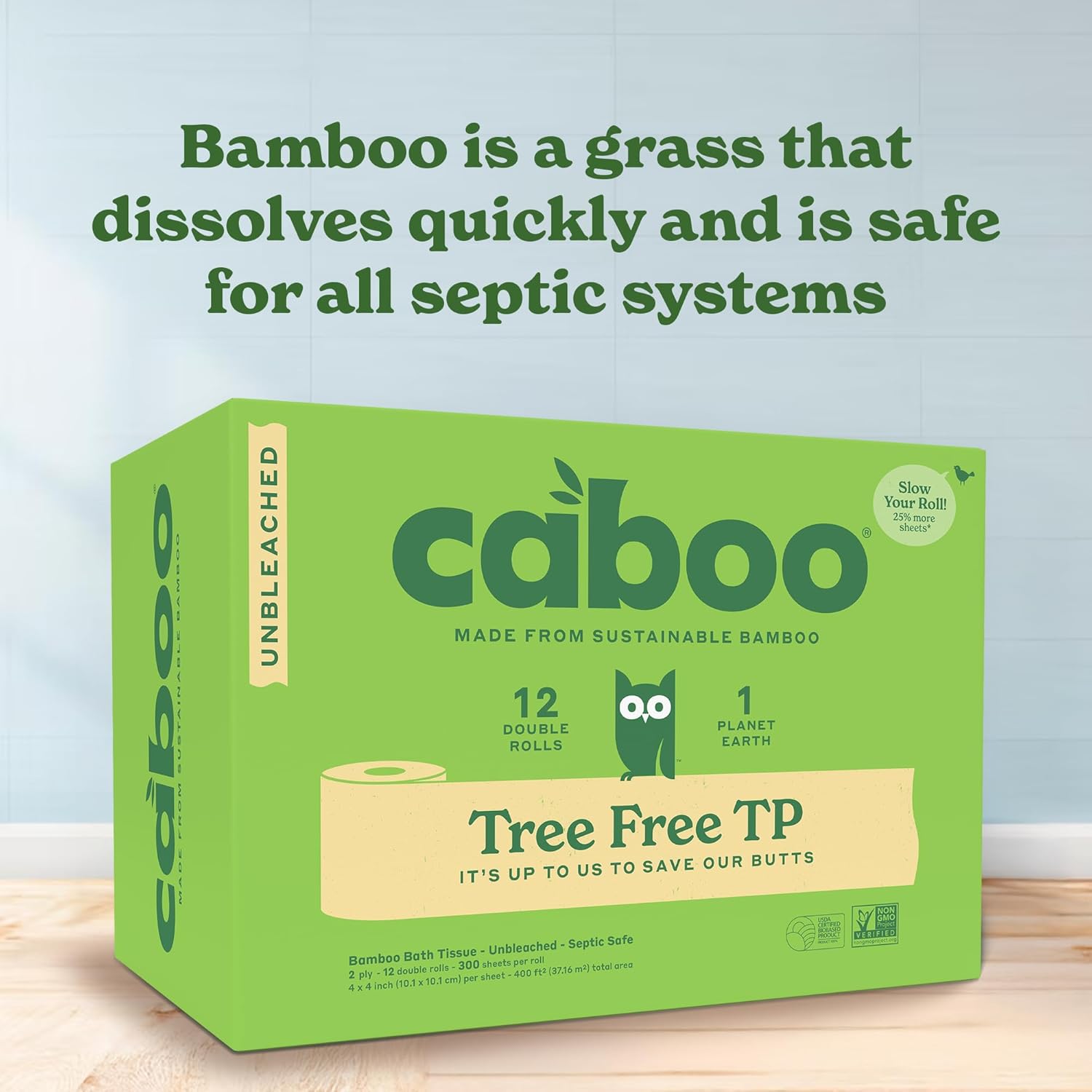 Caboo Tree Free Toilet Paper: Infographics
