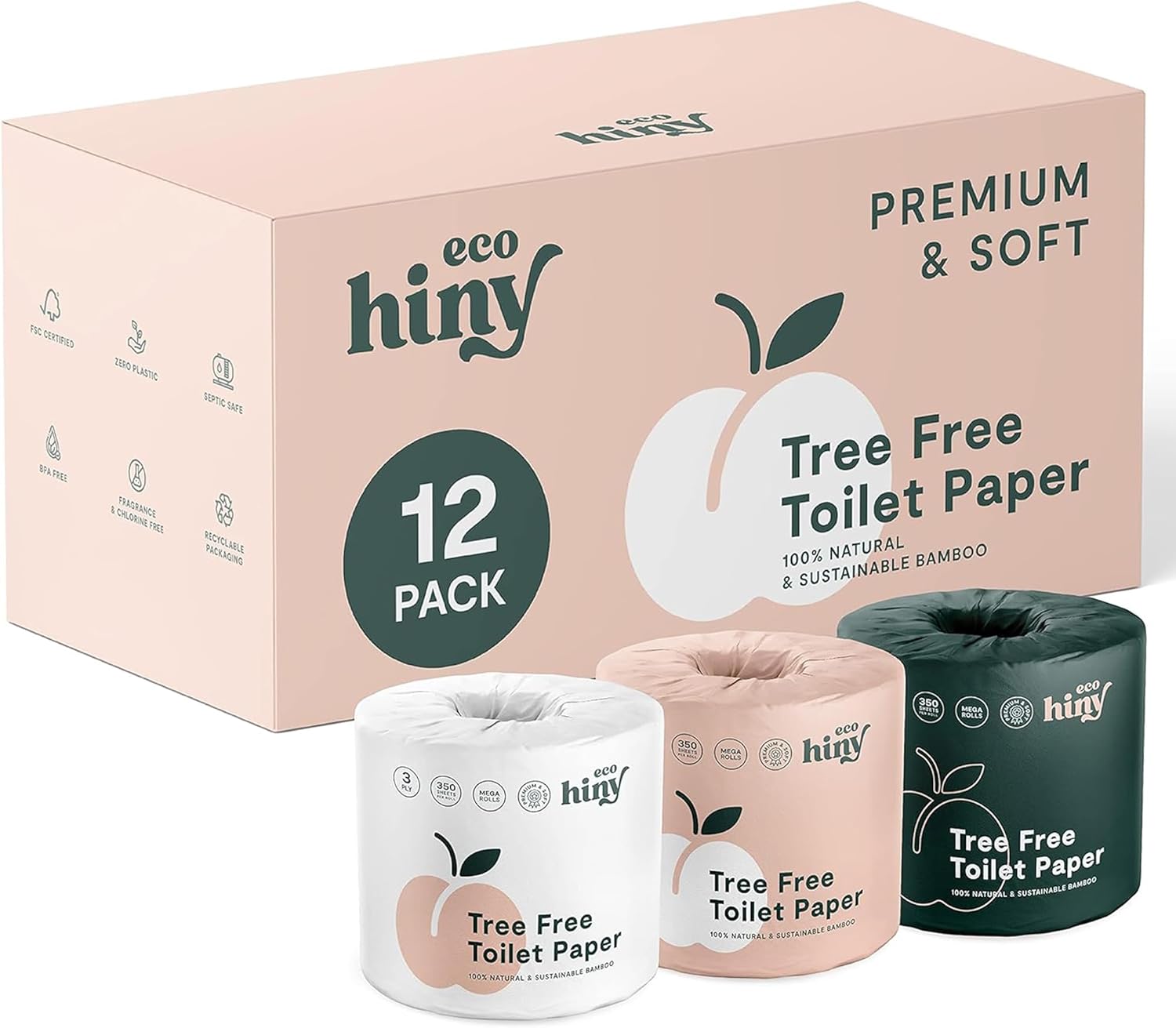 ecoHiny Premium & Soft Bamboo Toilet Paper: Infographics