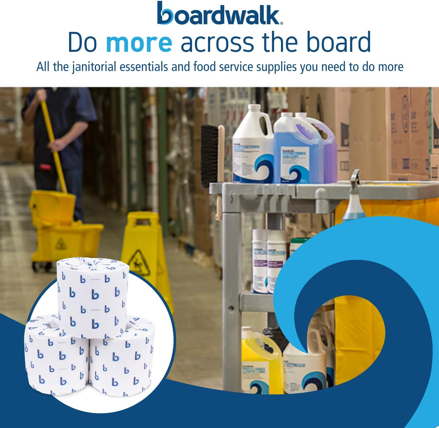 Boardwalk 2-Ply Bathroom Toilet Paper Tissue: Infographics