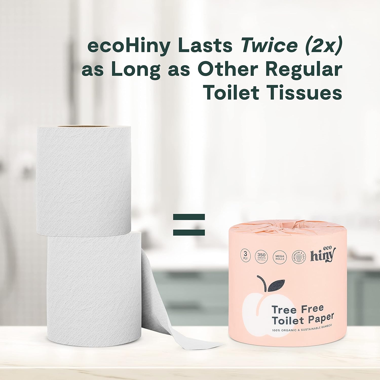 ecoHiny Premium & Soft Bamboo Toilet Paper: Infographics