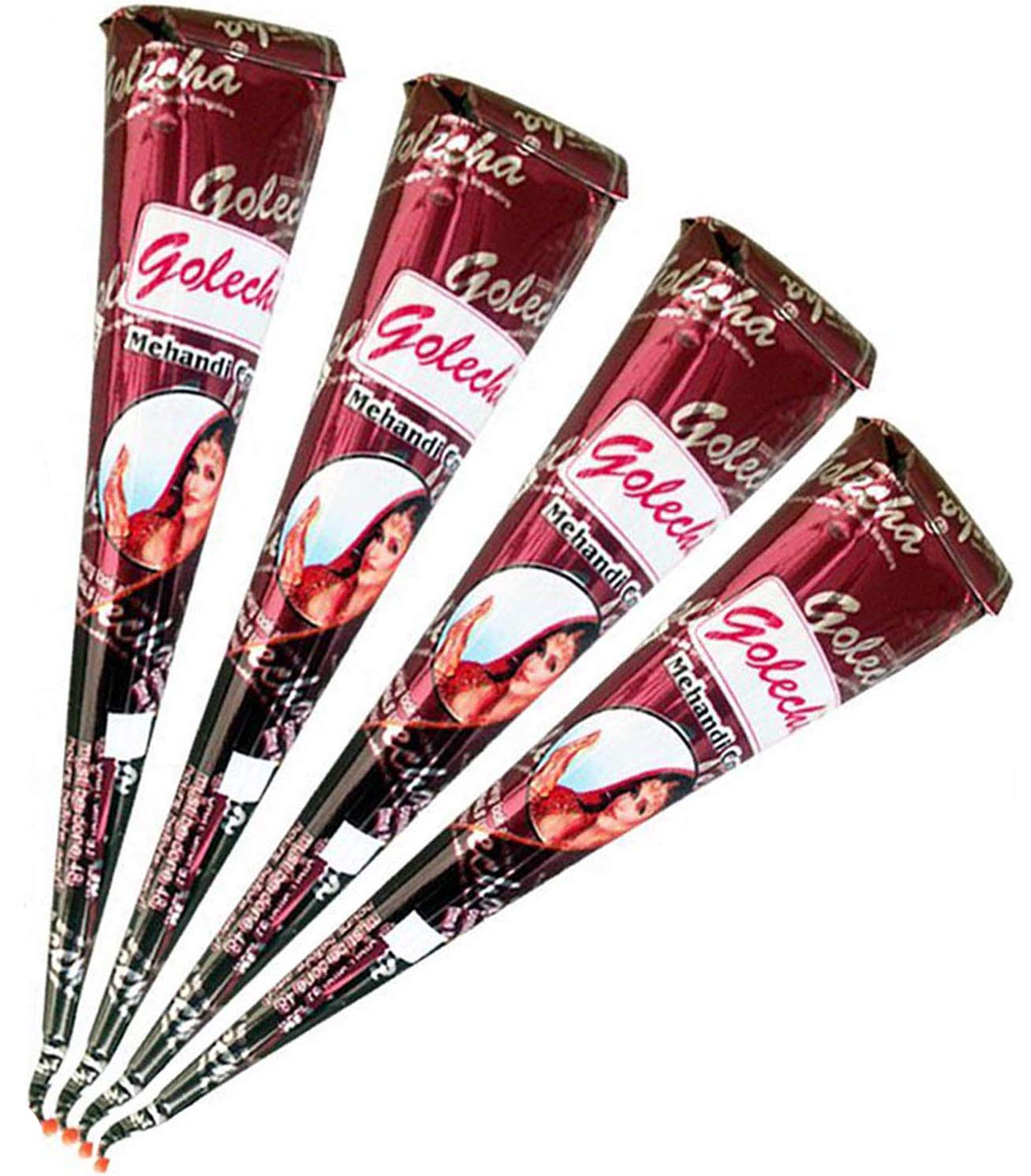 Golecha 100% Natural Henna Paste Cones (Red–Brown) No Mix: Infographics