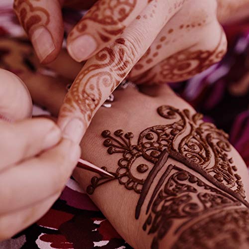 Golecha 100% Natural Henna Paste Cones (Red–Brown) No Mix: Infographics