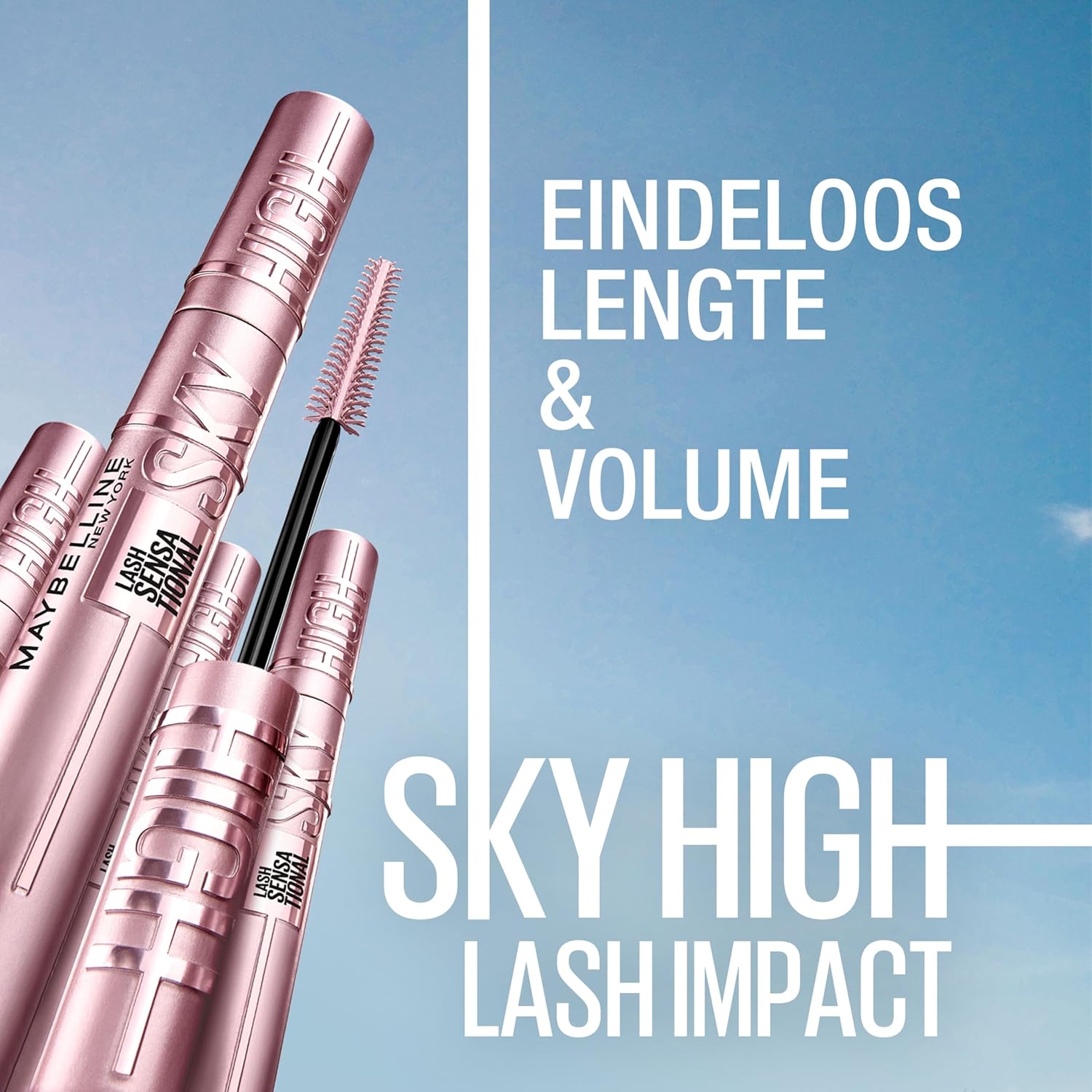 Maybelline New York Black Mascara for Extremely Long Eyelashes: Infographics