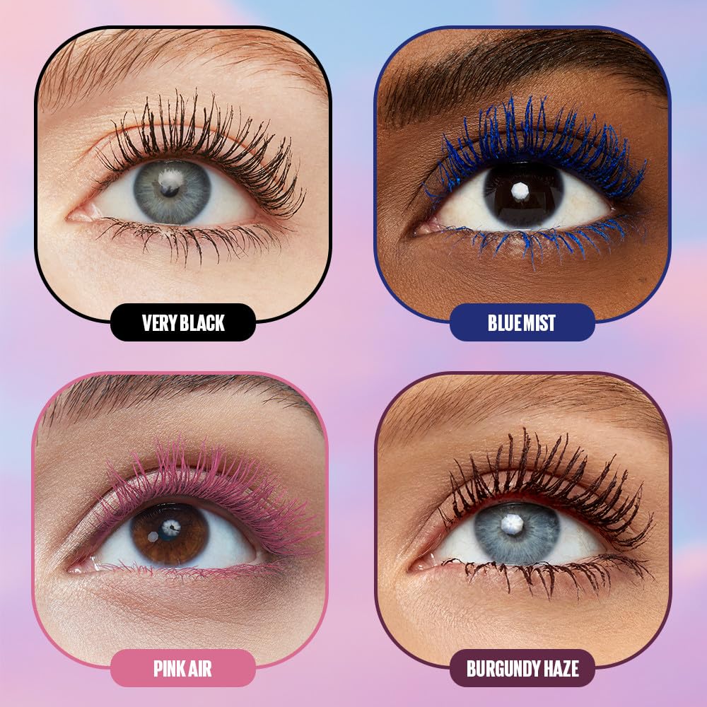 Maybelline New York Black Mascara for Extremely Long Eyelashes: Infographics