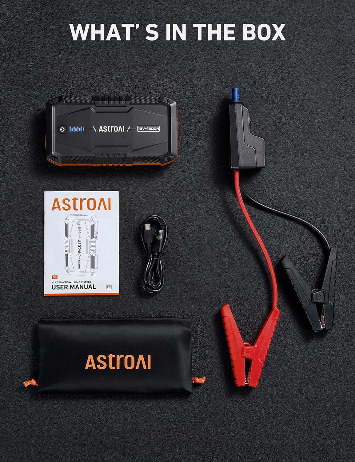 AstroAI S8 Car Battery Booster Jump Starter Power Pack (up to 6.0L Petrol & 3.0L Diesel…: Infographics