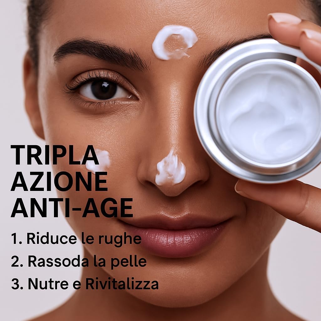 Anti-Wrinkle Face Cream Hyaluronic Acid with Retinol and Collagen: Single Feature / Benefit Secondary Images
