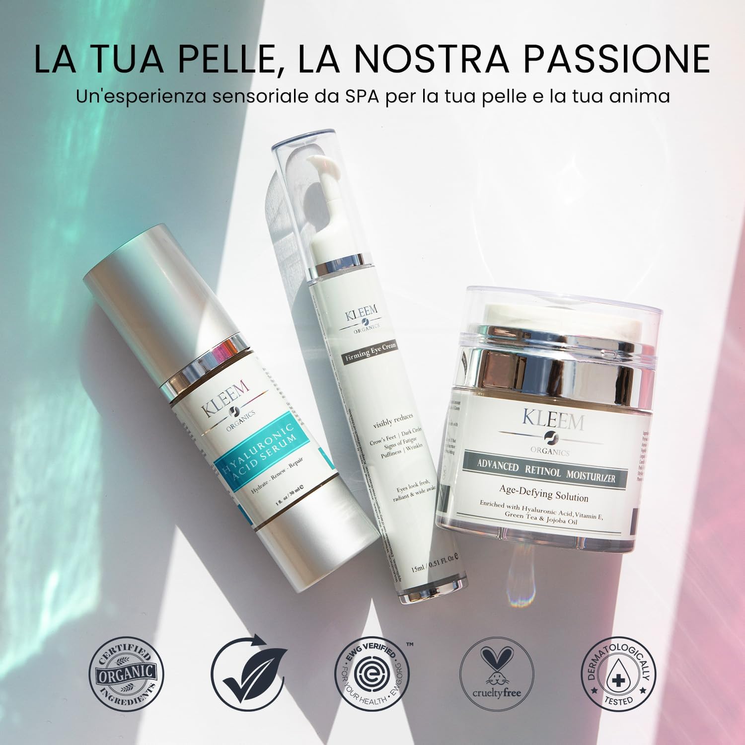 Anti-Wrinkle Face Cream Hyaluronic Acid with Retinol and Collagen: Inclusions Secondary Images
