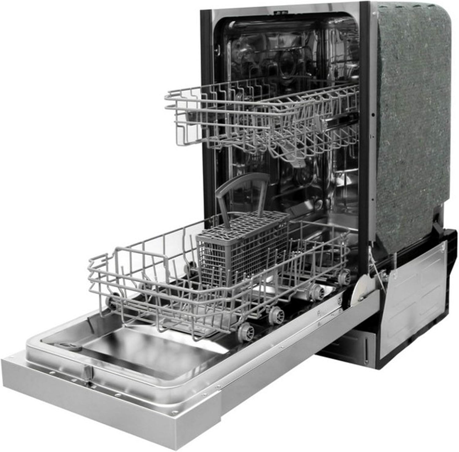 SPT SD-9254SSA 18″ Wide Built-In Stainless Steel Dishwasher w/Heated Drying: Product Anatomy Secondary Images