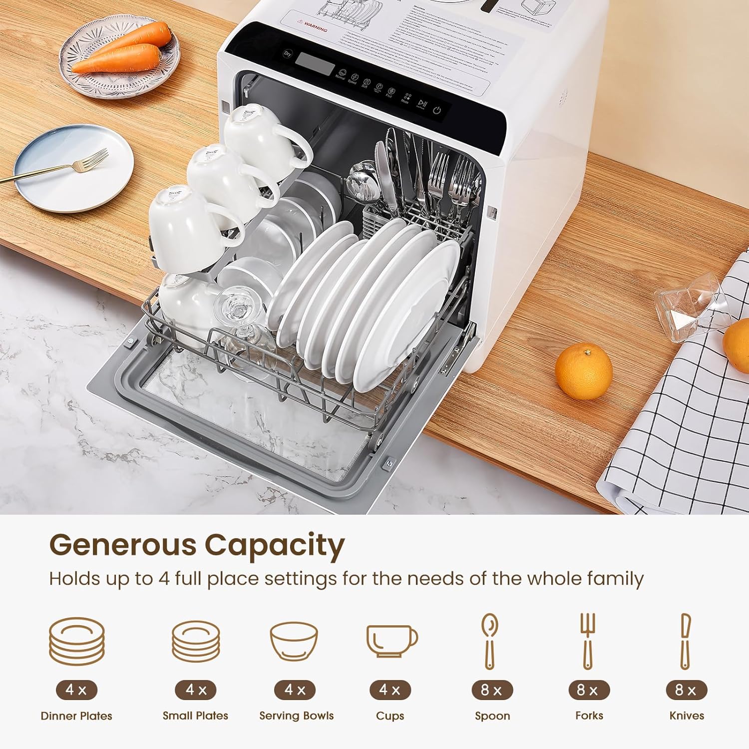 HAVA Countertop Dishwasher: Metric Secondary Images