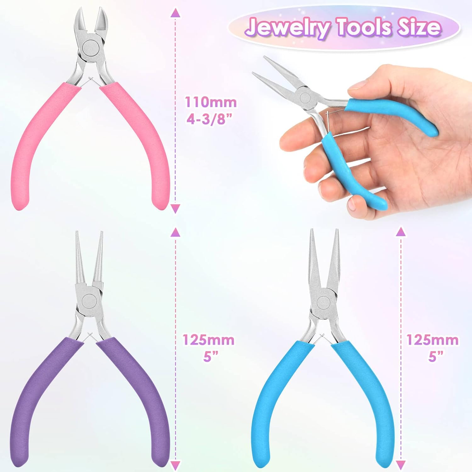 Jewelry Pliers Set: Sizing Secondary Images