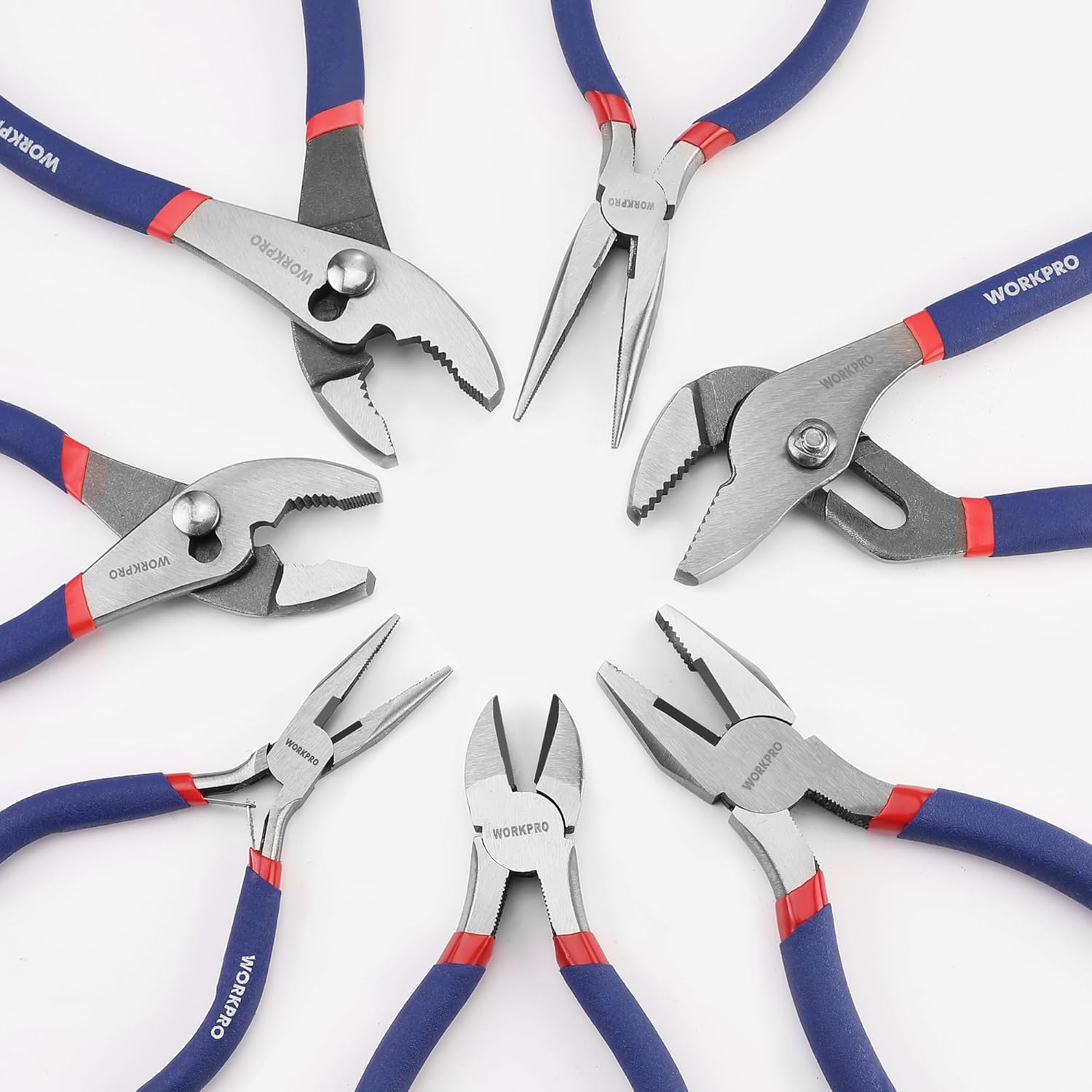 7-piece WORKPRO Pliers Set with Groove Joint: Single Feature / Benefit Secondary Images