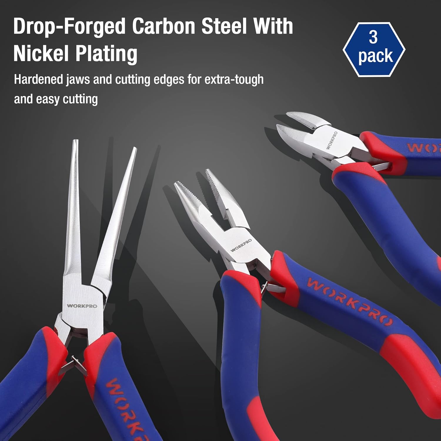 WORKPRO Mini Pliers Set: Single Feature / Benefit Secondary Images