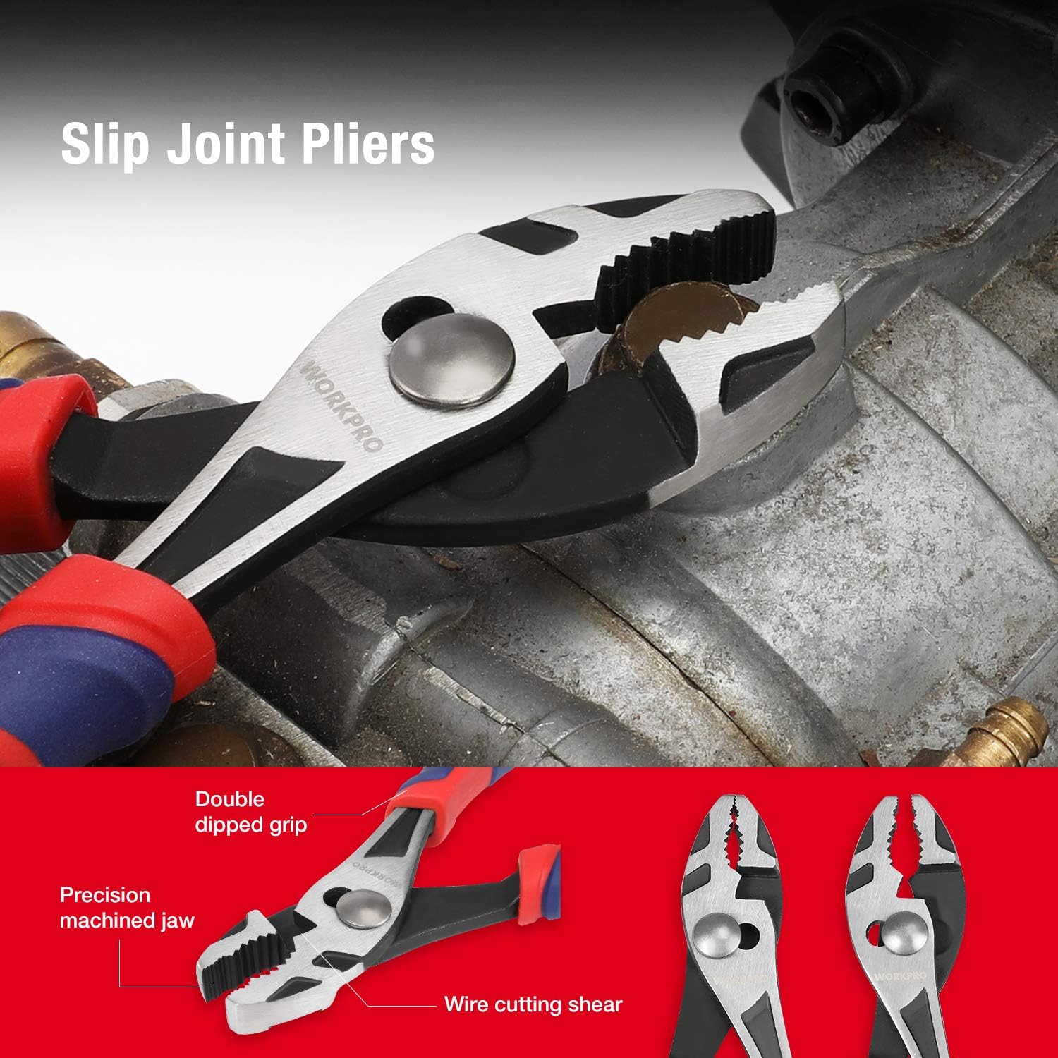 WORKPRO Pliers Set: Product Anatomy Secondary Images