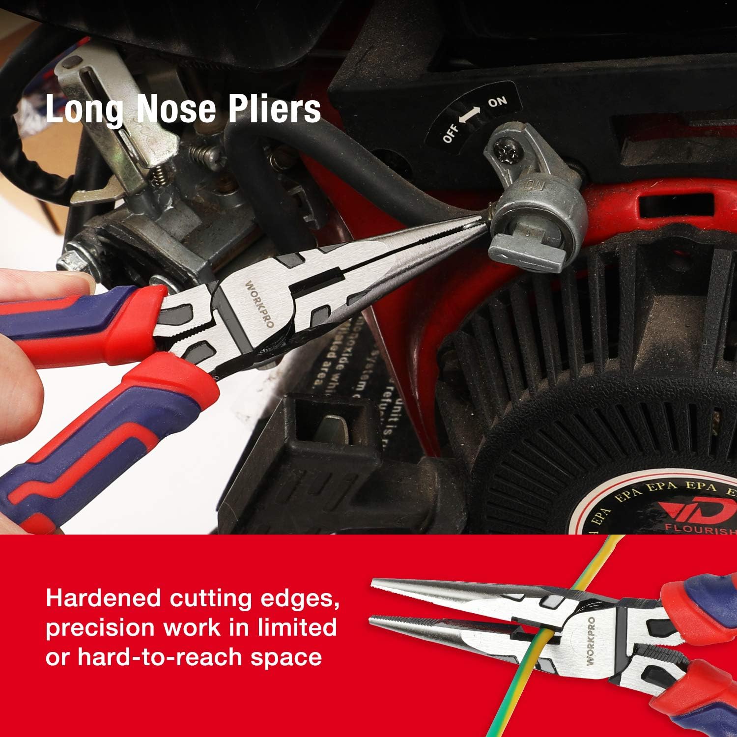 Infographics for WORKPRO Pliers Set