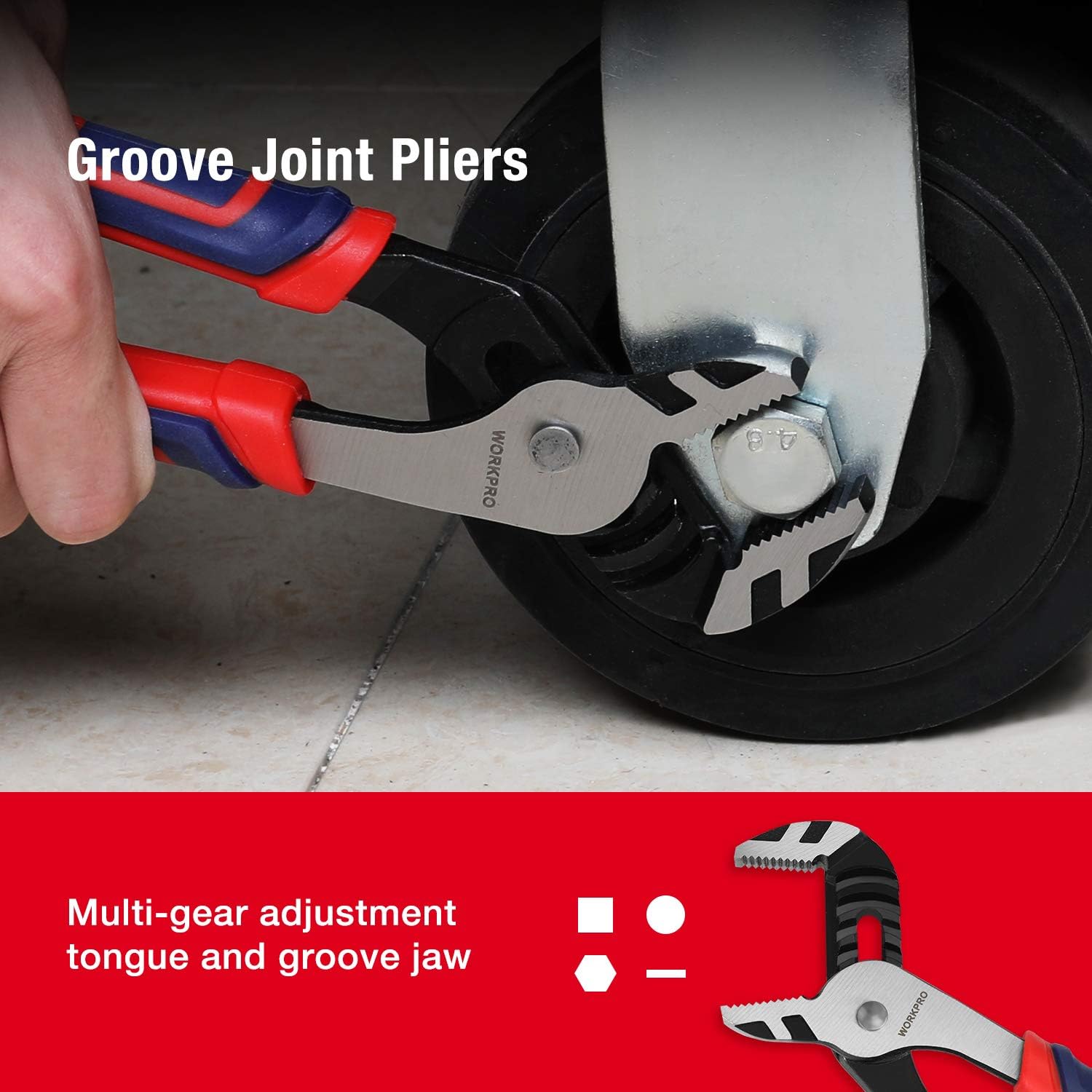 Infographics for WORKPRO Pliers Set