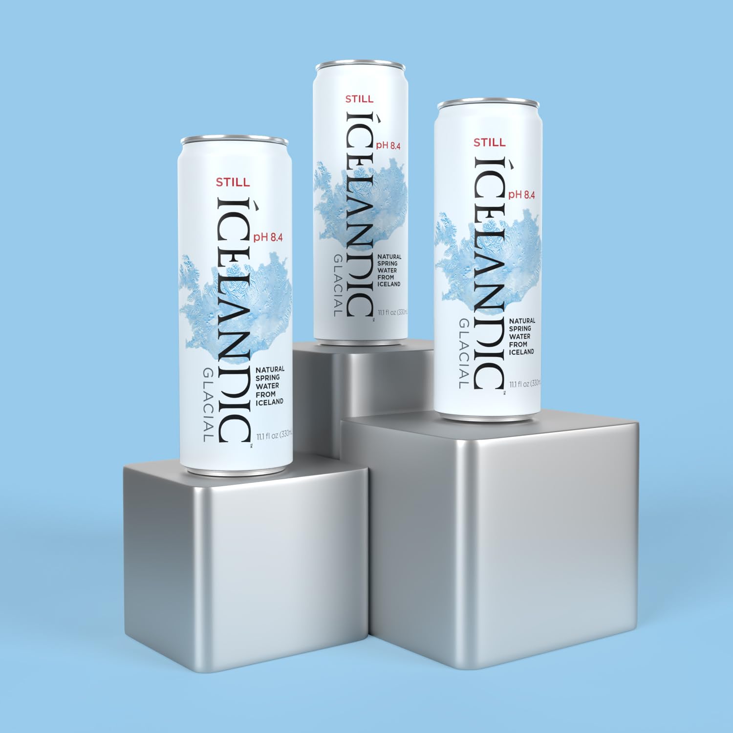 Infographics for Icelandic Glacial Natural Spring Alkaline Water
