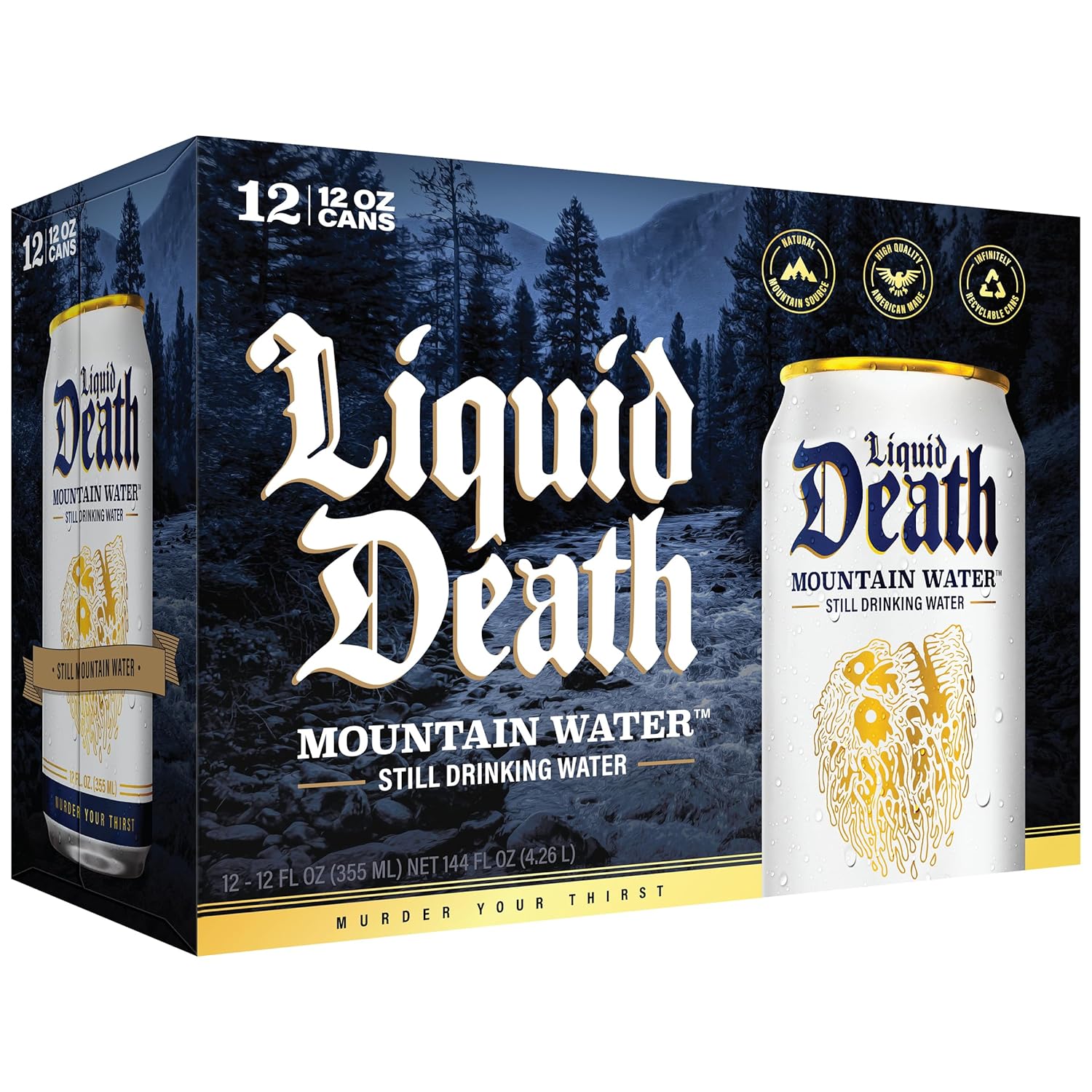 Infographics for Liquid Death