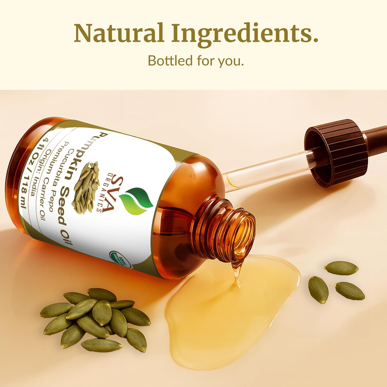 Highlights that the product is made from natural ingredients to appeal to health-conscious customers.