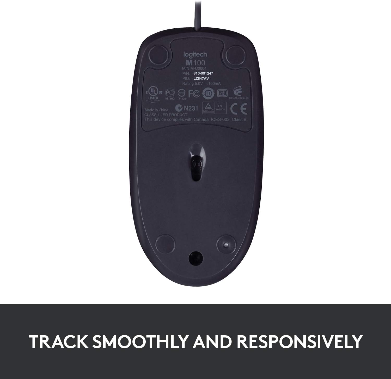 Highlights the mouse's ability to track smoothly and responsively, a key benefit for precise cursor control.