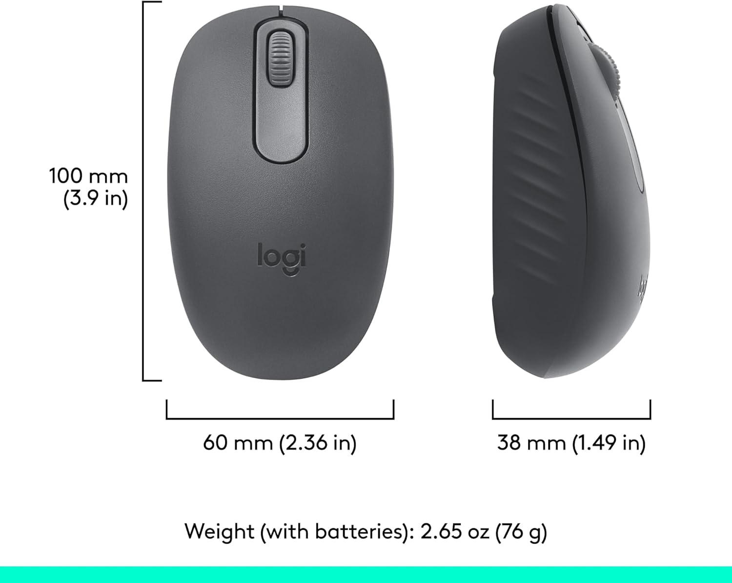 Provides the exact dimensions and weight of the product to help shoppers understand its physical size and portability.