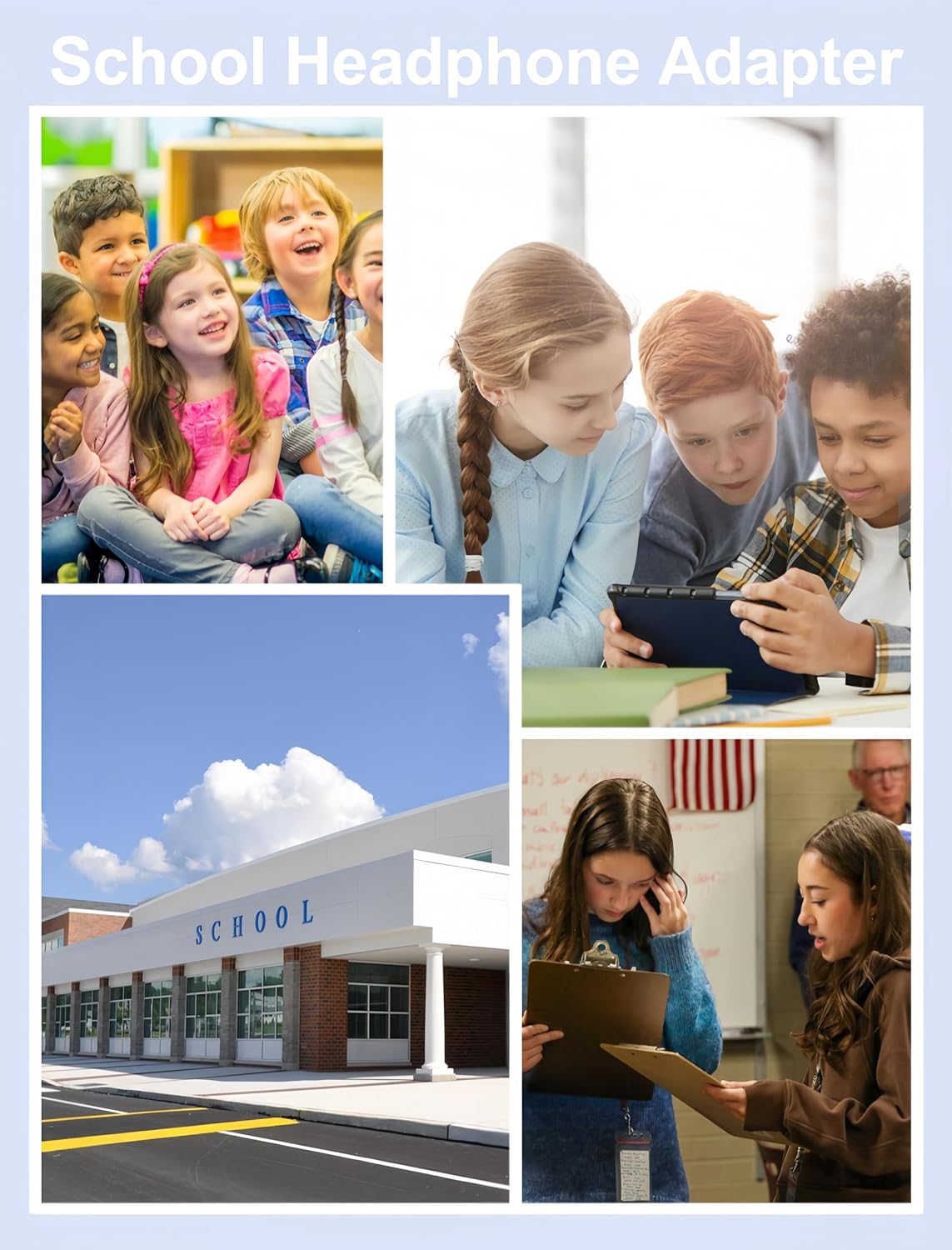 Demonstrates the different educational environments and use cases where the product can be effectively utilized by students.