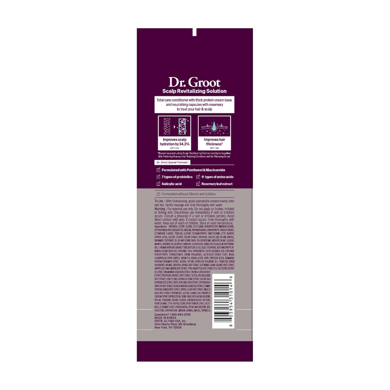 Highlights the key features and ingredients of the scalp revitalizing solution to demonstrate its effectiveness in improving scalp health and hair growth.