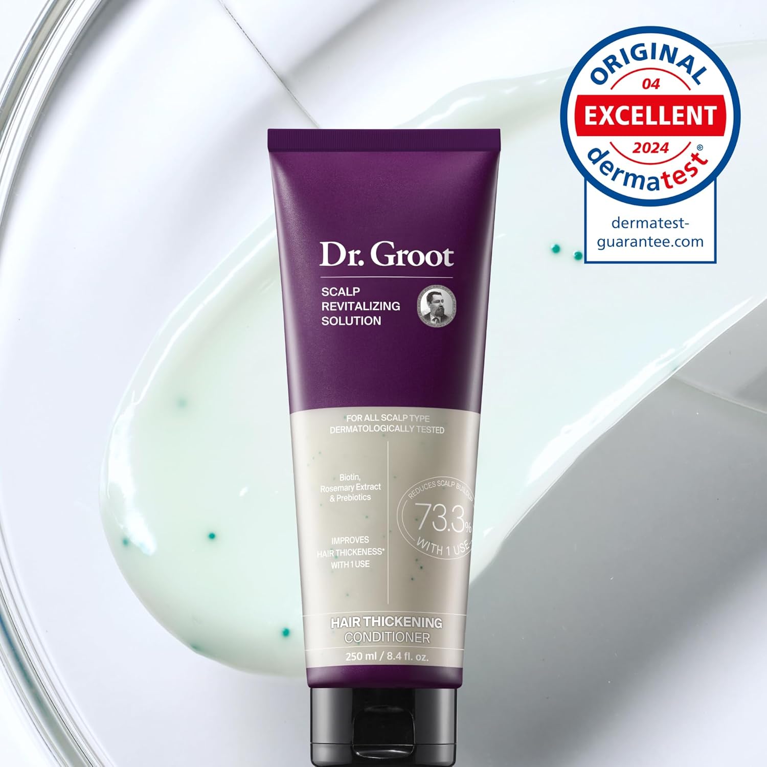 Highlights the product's hair thickening benefit to appeal to customers looking for fuller, thicker hair.