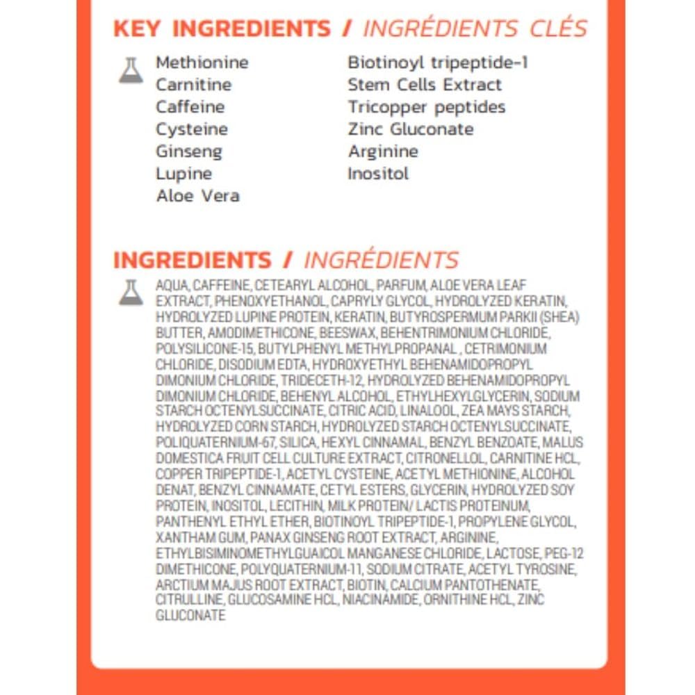 Showcases the key active ingredients and full list of ingredients in the product to provide transparency and highlight the beneficial compounds.