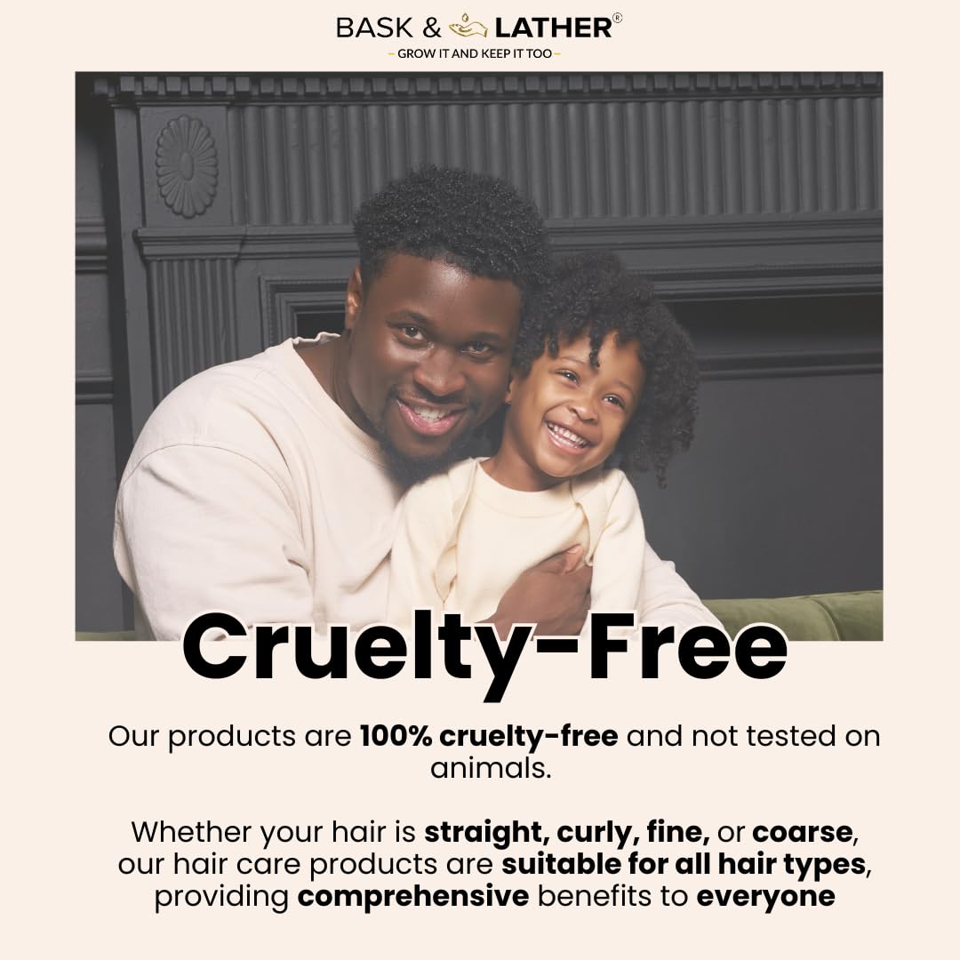 Emphasizes the brand's cruelty-free and inclusive positioning for all hair types to build trust and appeal to conscious consumers.