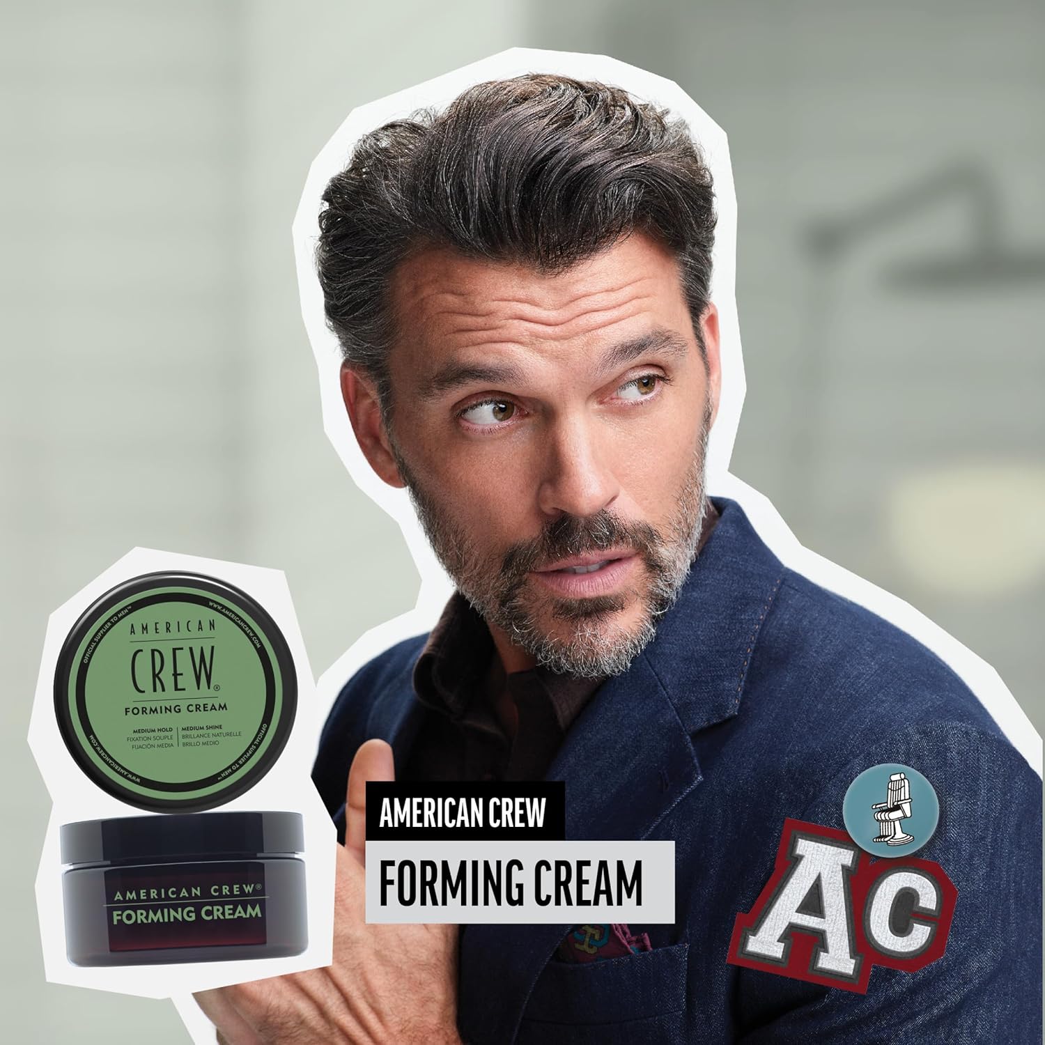 Highlights American Crew's Forming Cream as a hairstyling product for achieving a desired look and hold.