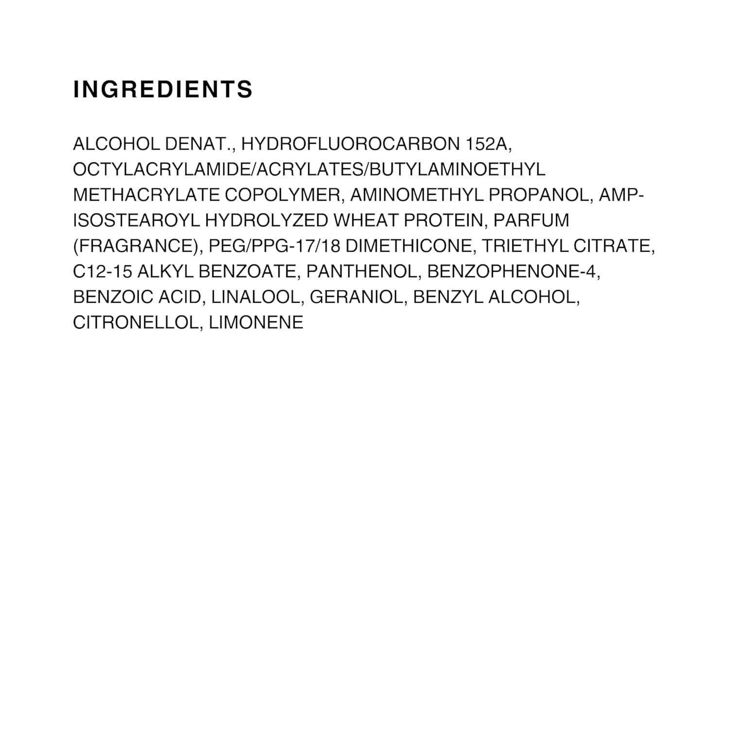 Kenra Professional Volume Spray 25: Infographics