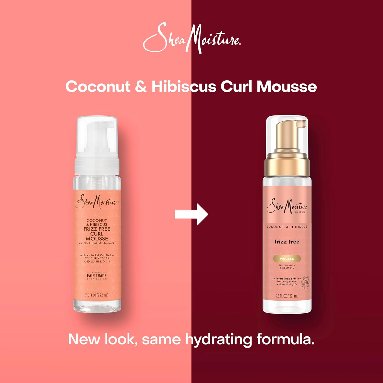 Highlights that the product has a new look but the same hydrating formula to reassure customers that the core benefit remains unchanged.