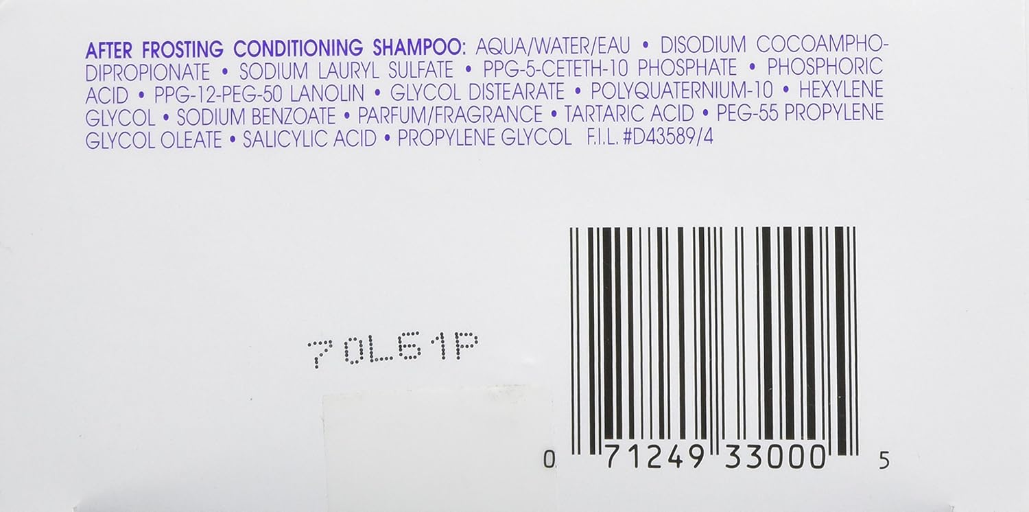 Provides a detailed list of ingredients contained in the product, likely to meet regulatory requirements and inform customers about the product's composition.