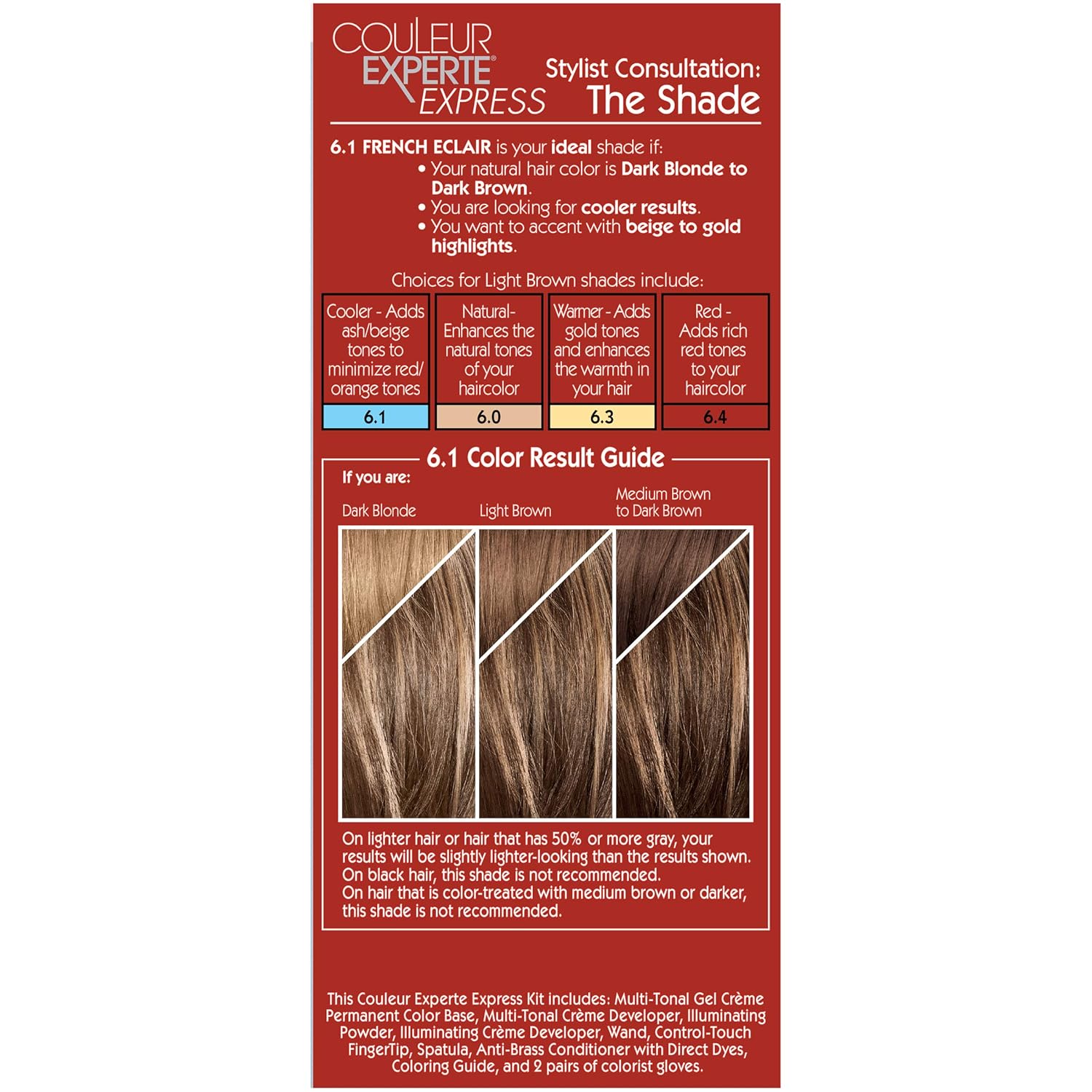 Guides customers in selecting the right hair color shade based on their natural hair color, desired results, and tone preferences.