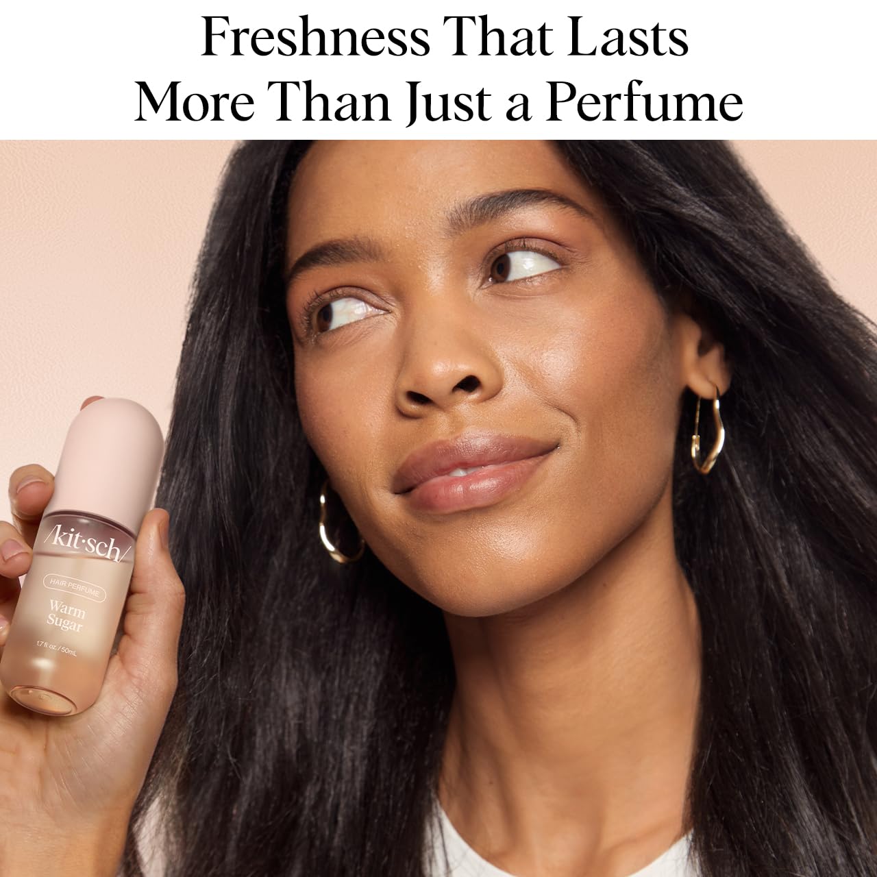 Highlights the product's ability to provide long-lasting freshness, positioning it as more than just a regular perfume.