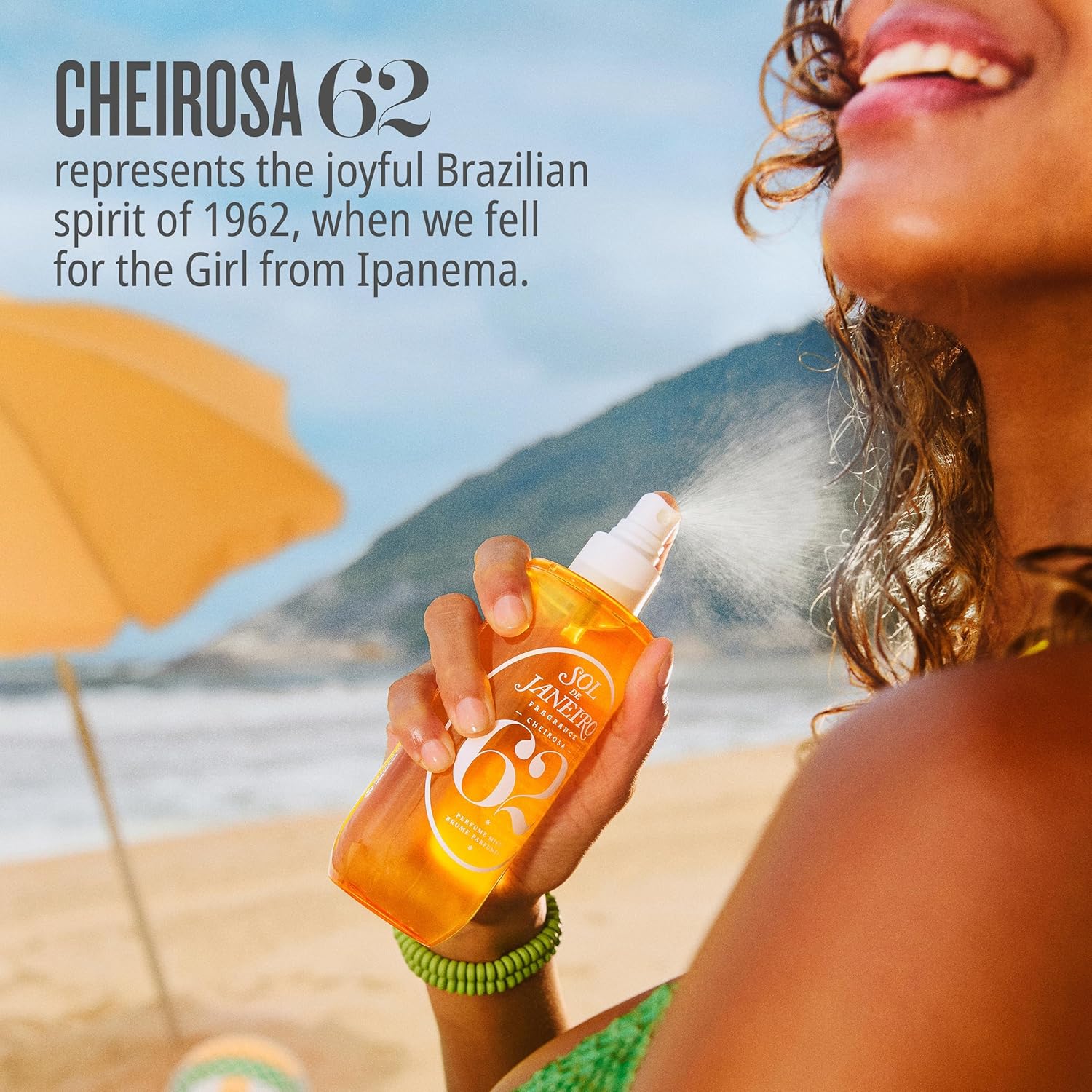 Reinforces the brand's Brazilian heritage and joyful, carefree lifestyle positioning.