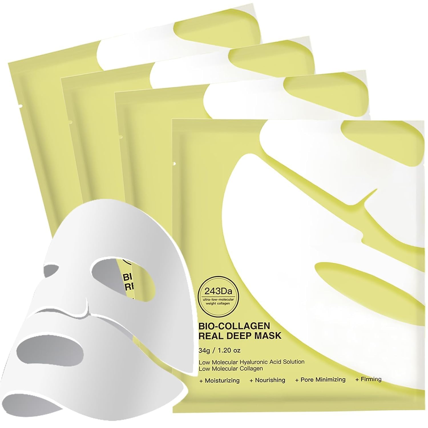 Highlights the key benefit of providing deep hydration and anti-aging effects through collagen and hyaluronic acid.
