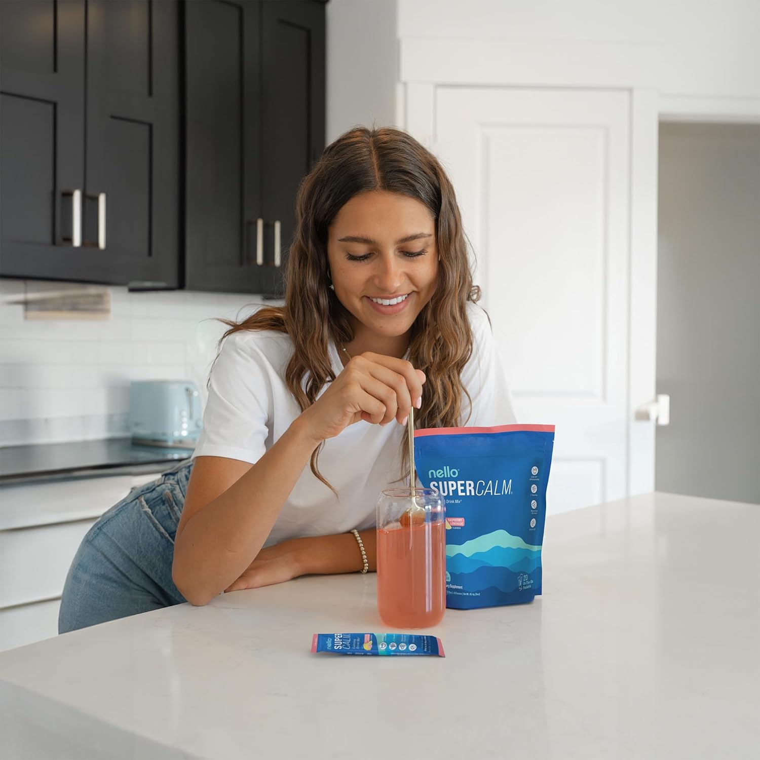 Shows the product being used in a casual, relatable home setting to build trust and demonstrate its benefits for relaxation.