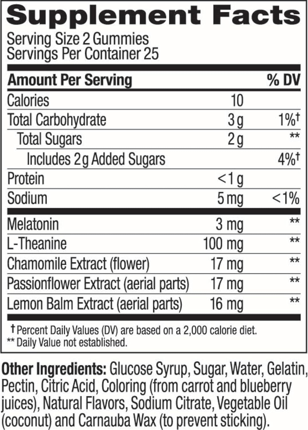 Provides detailed nutritional information and ingredients for the product to help shoppers understand what it contains.