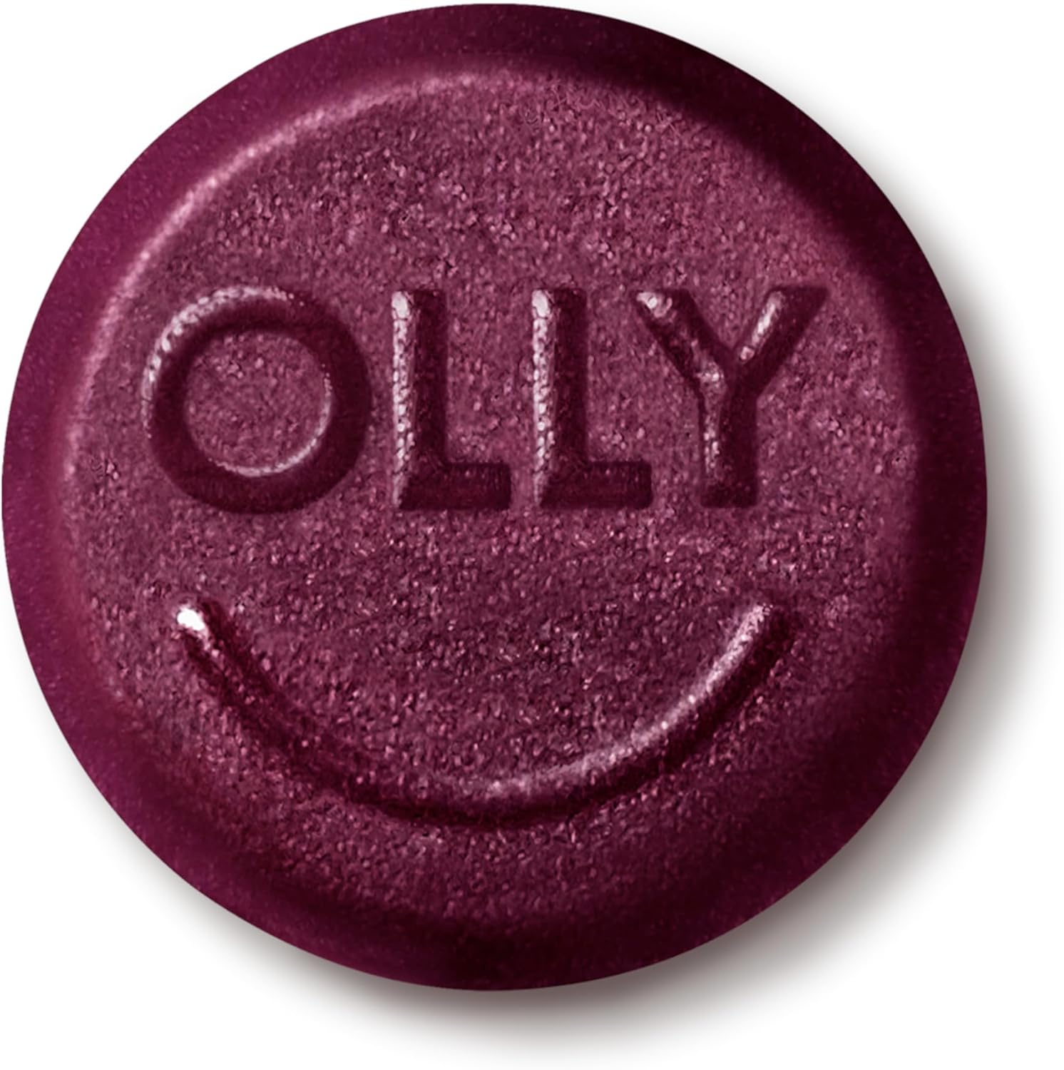Reinforces the Olly brand through their logo and signature smiley face design.