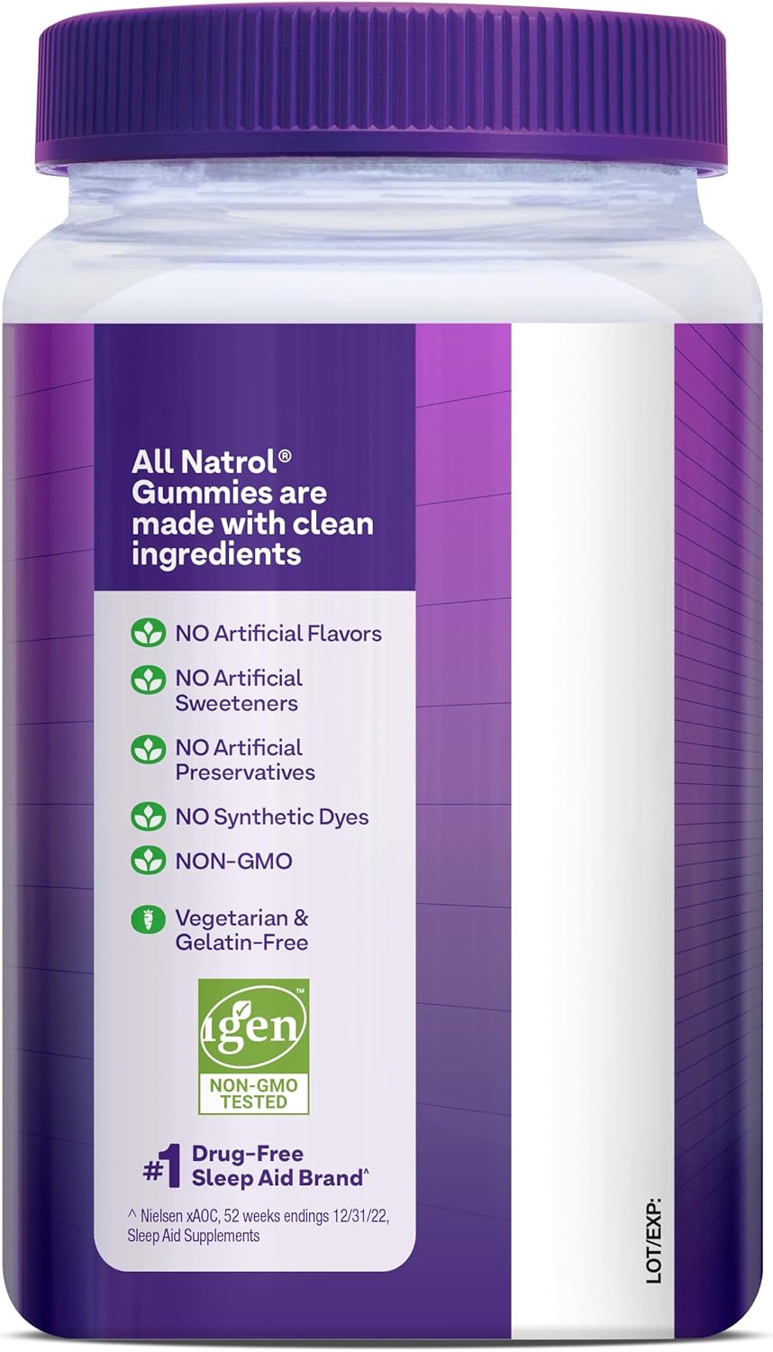 Highlights that the gummies are made with clean, natural ingredients without artificial additives or GMOs to reassure health-conscious shoppers.