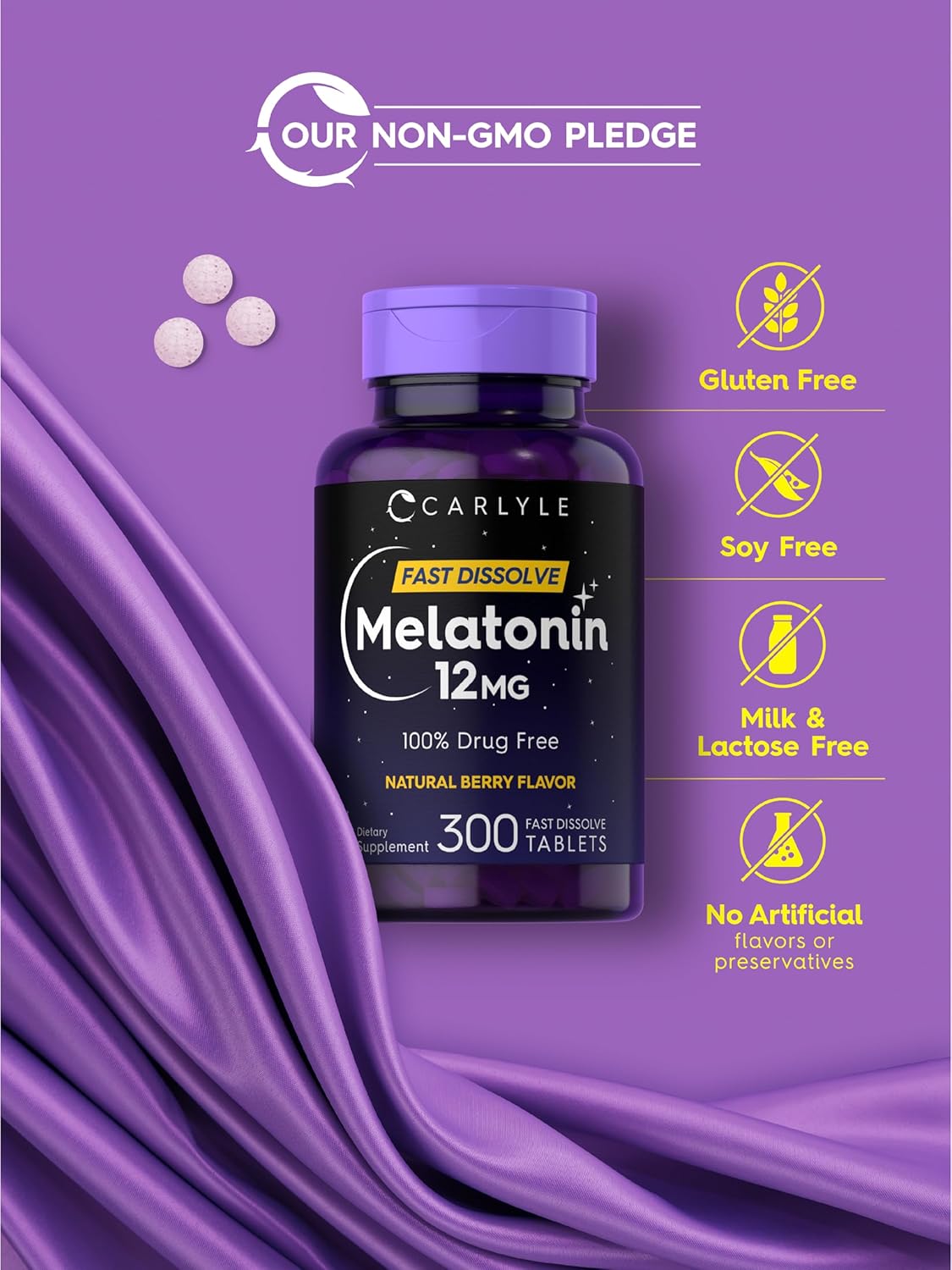 Highlights the product's clean, allergen-free formulation to reassure customers about its safety and compatibility with dietary restrictions.
