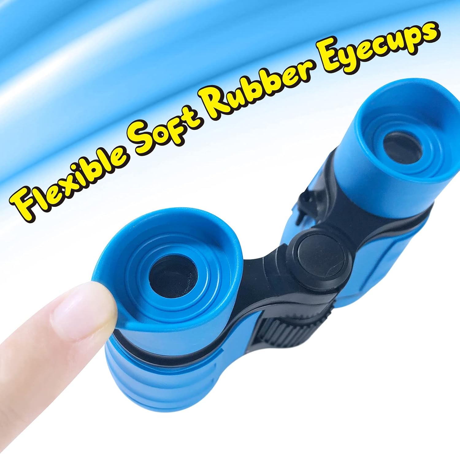 Highlights the product's flexible and soft rubber construction as a key feature.